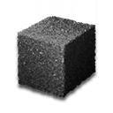 高密度炭塊粉末