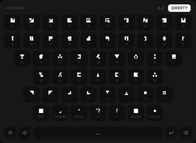 サルカズ文字キーボード